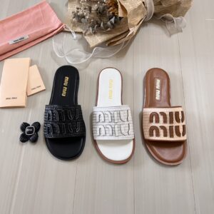 Miumiu Slippers - 3 Colors
