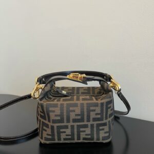 Fendi Medieval Antique Flower Lunch Bag